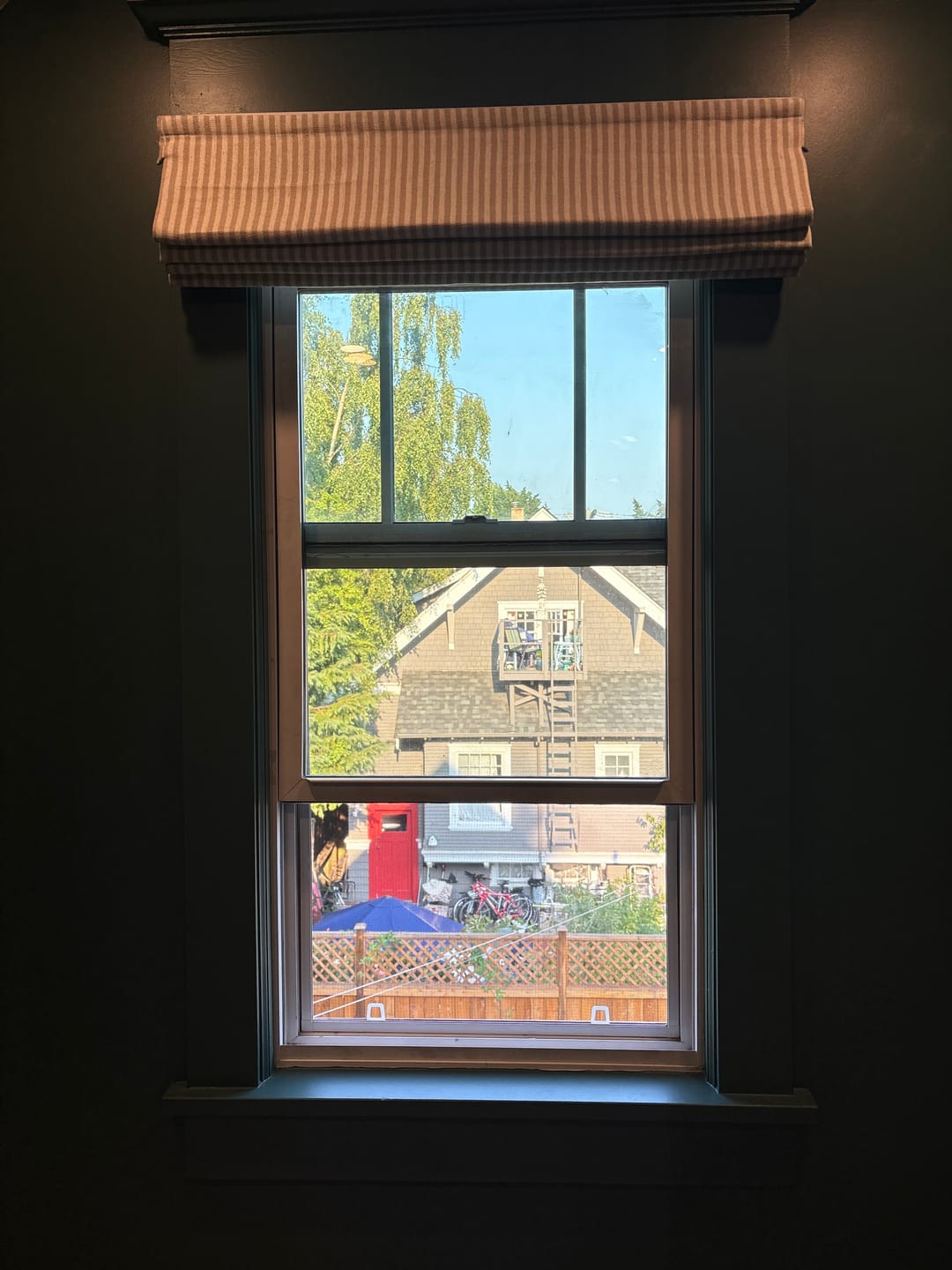 Customer photo review of Zaria Custom Roman Shades