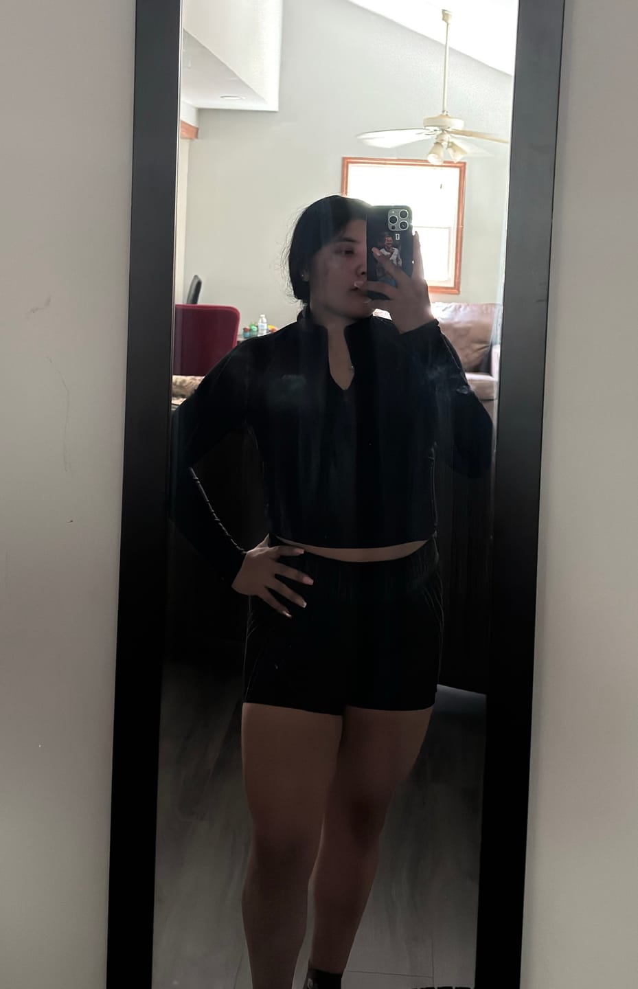 Customer photo review of W1143 Batman Seamless Shorts