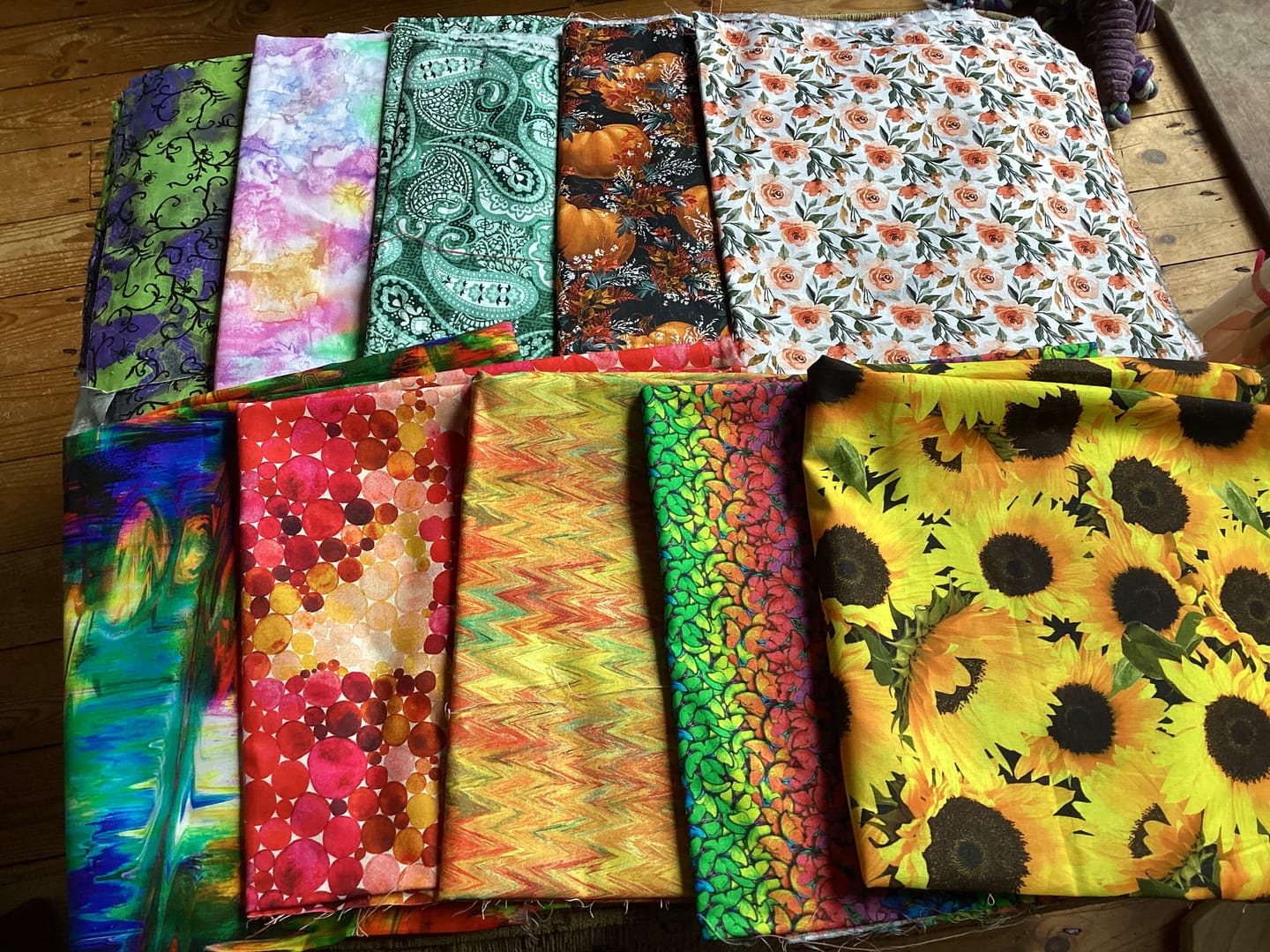 Customer photo review of Cotton Mystery Remnant Bundle