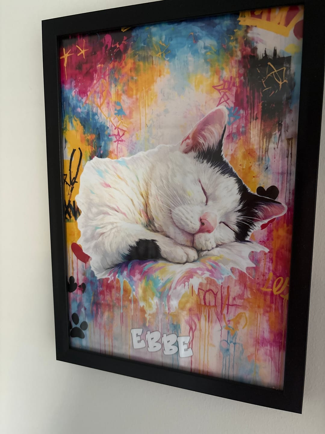 Customer photo review of Personalised Poster - Graffiti