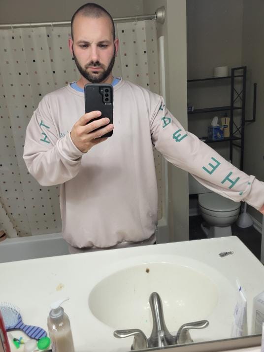 Customer photo review of The Life The Way Crewneck