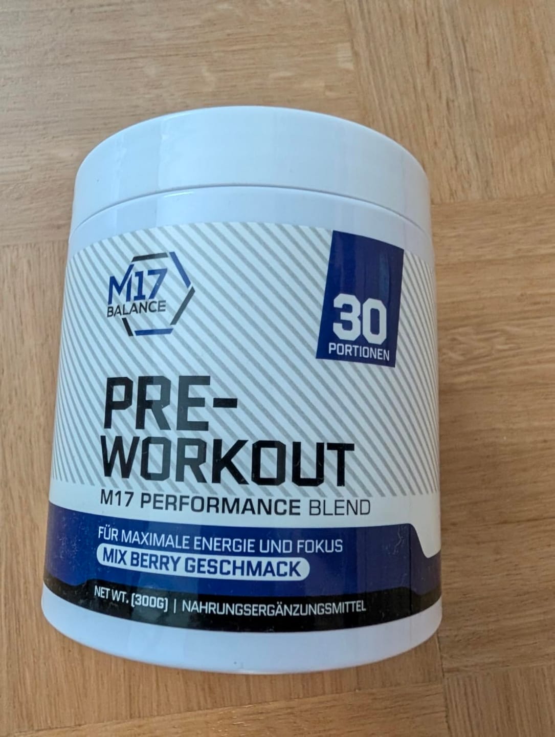 Customer photo review of Pre-Workout Powder M17 Performance Blend
