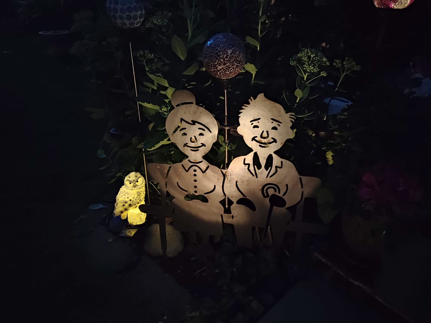 Customer photo review of Gartenstecker Oma & Opa