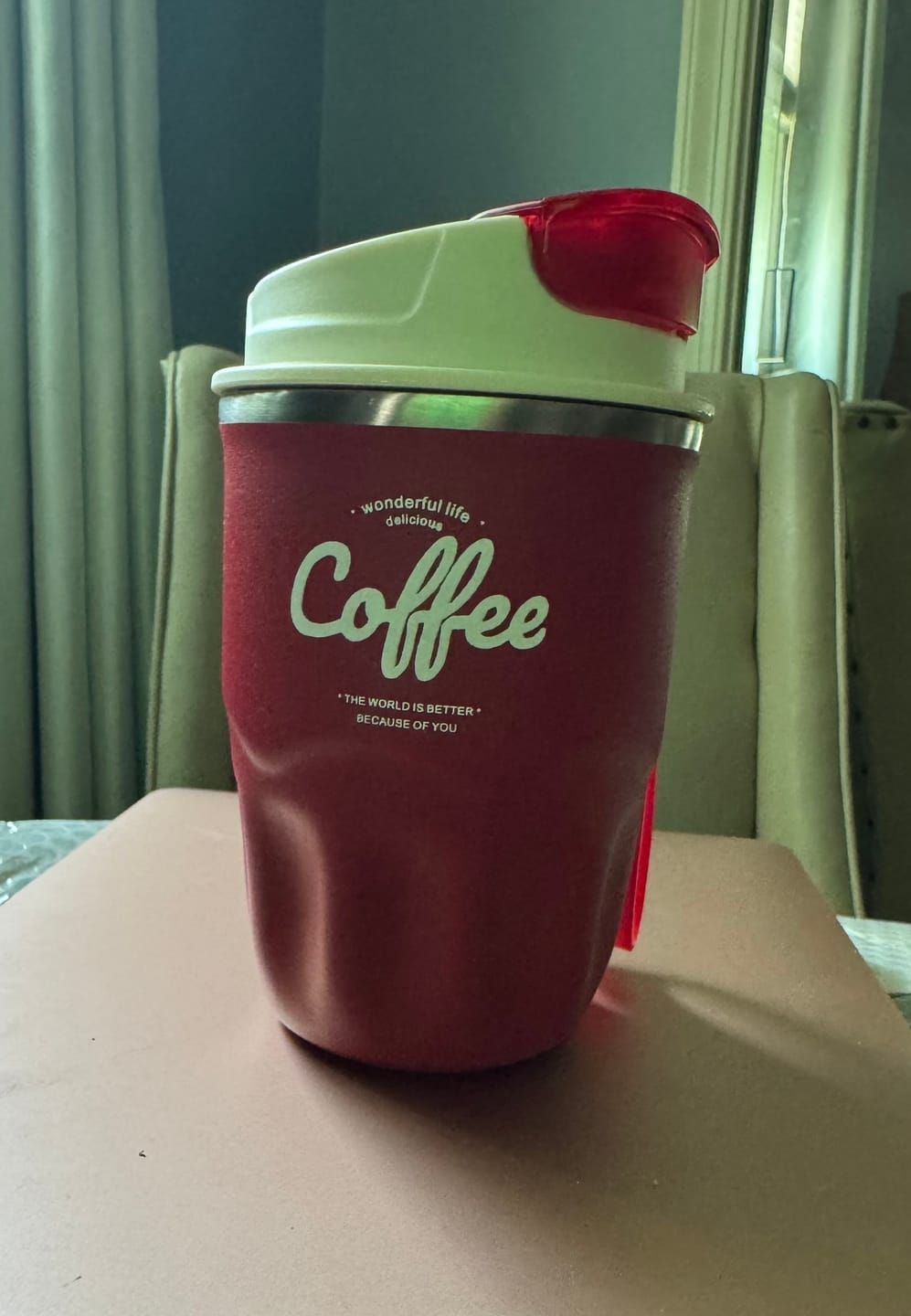 Customer photo review of 🔥Last Day 50%OFF - Coffee Vacuum Flask