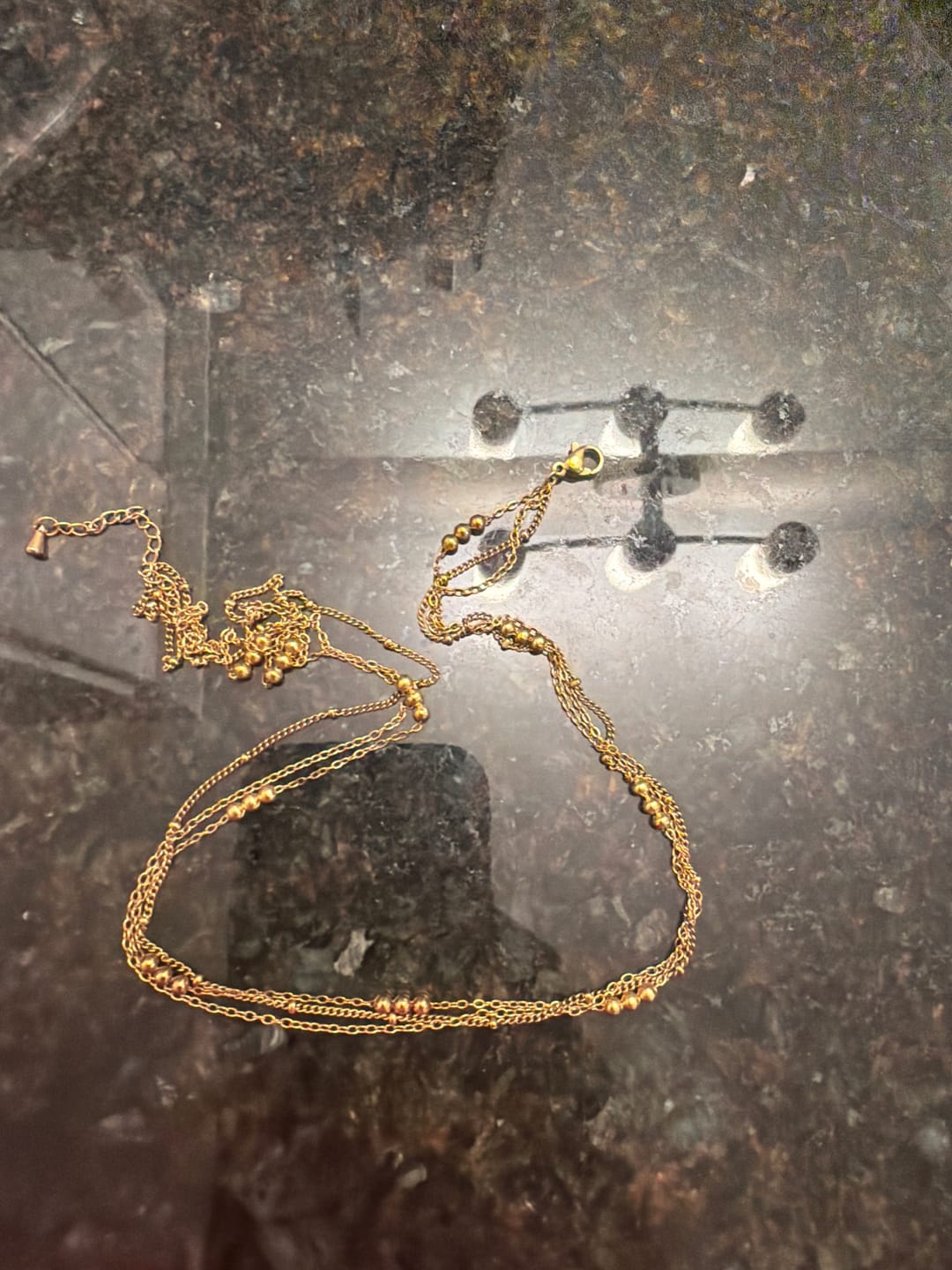 Customer photo review of Tessa Triple Layered Necklace