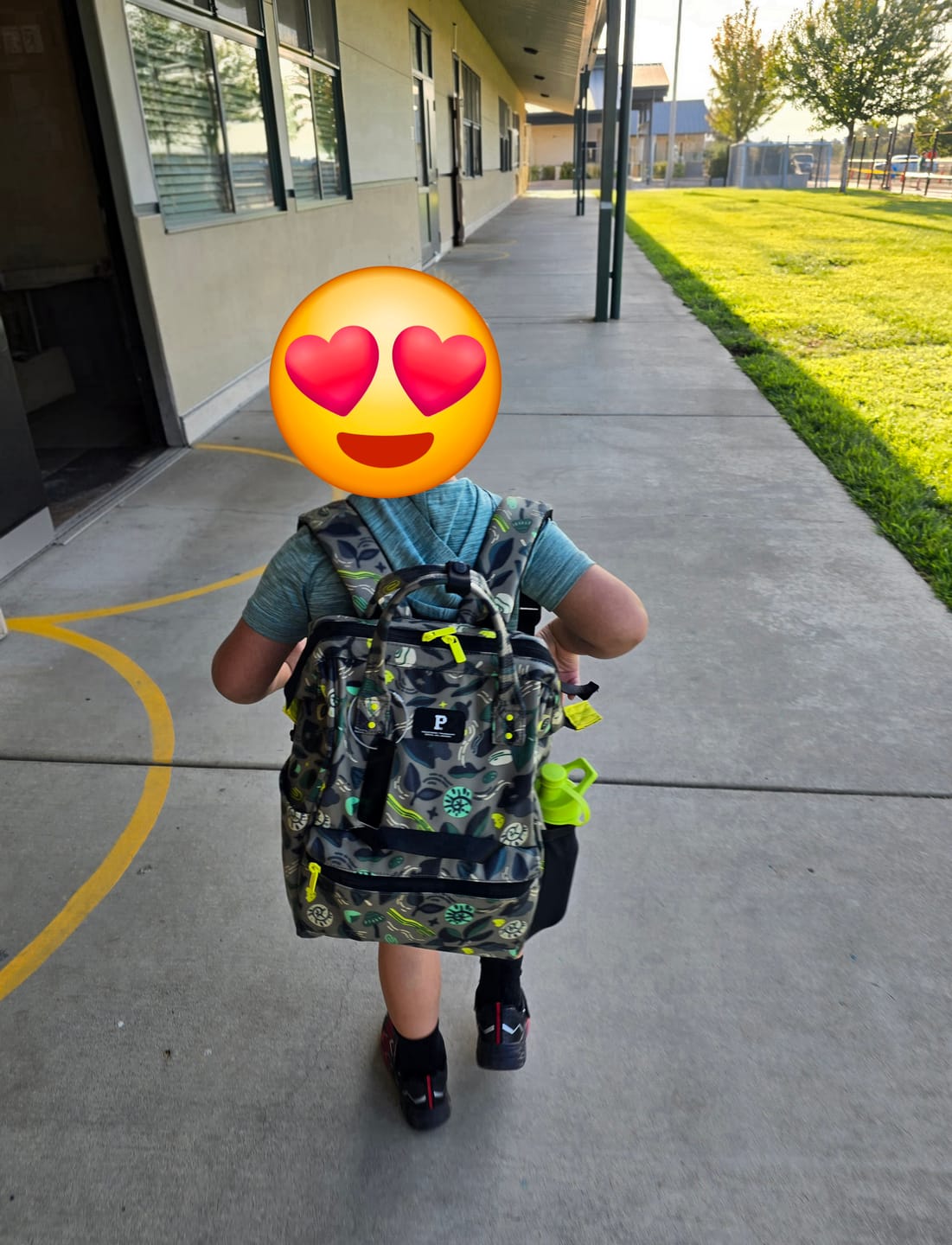 Customer photo review of Cascade Backpack - Kids