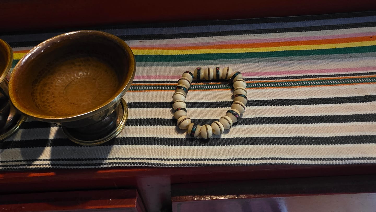 Customer photo review of Bracelet Tibétain