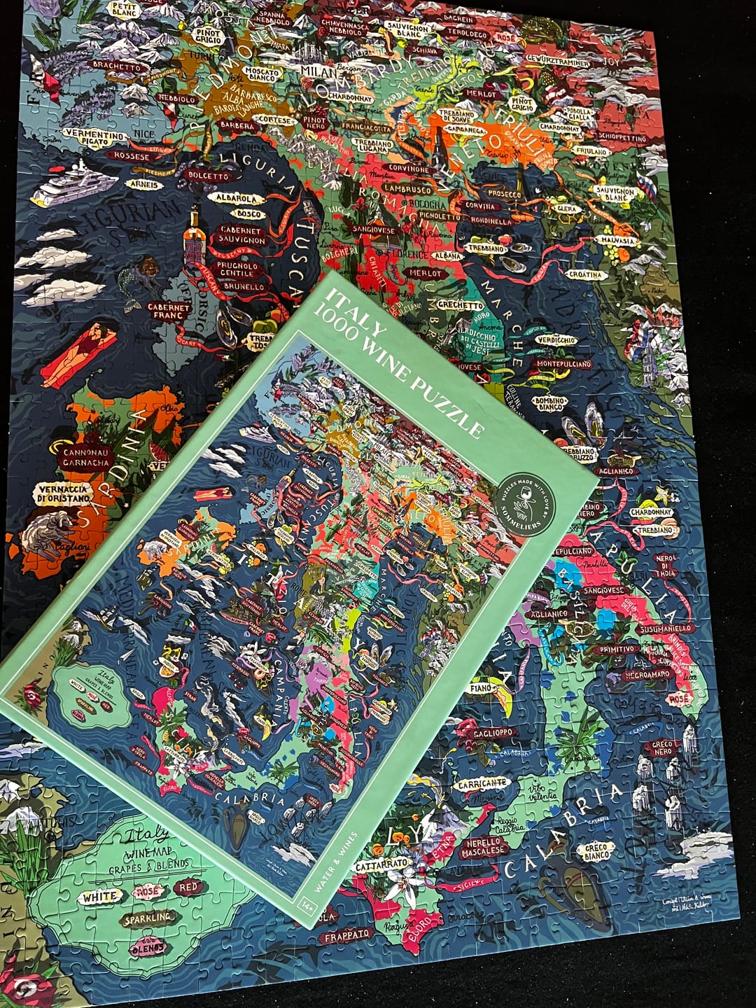 Customer photo review of Italy Wine Puzzle