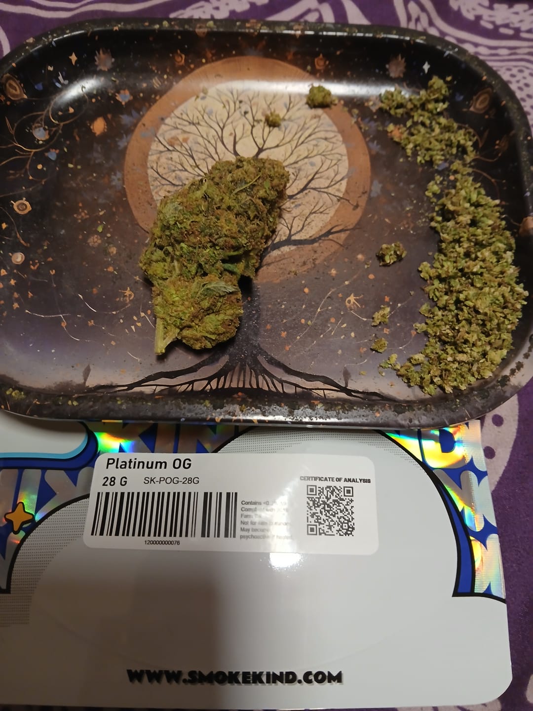 Customer photo review of Platinum OG - 28 Grams - Indica