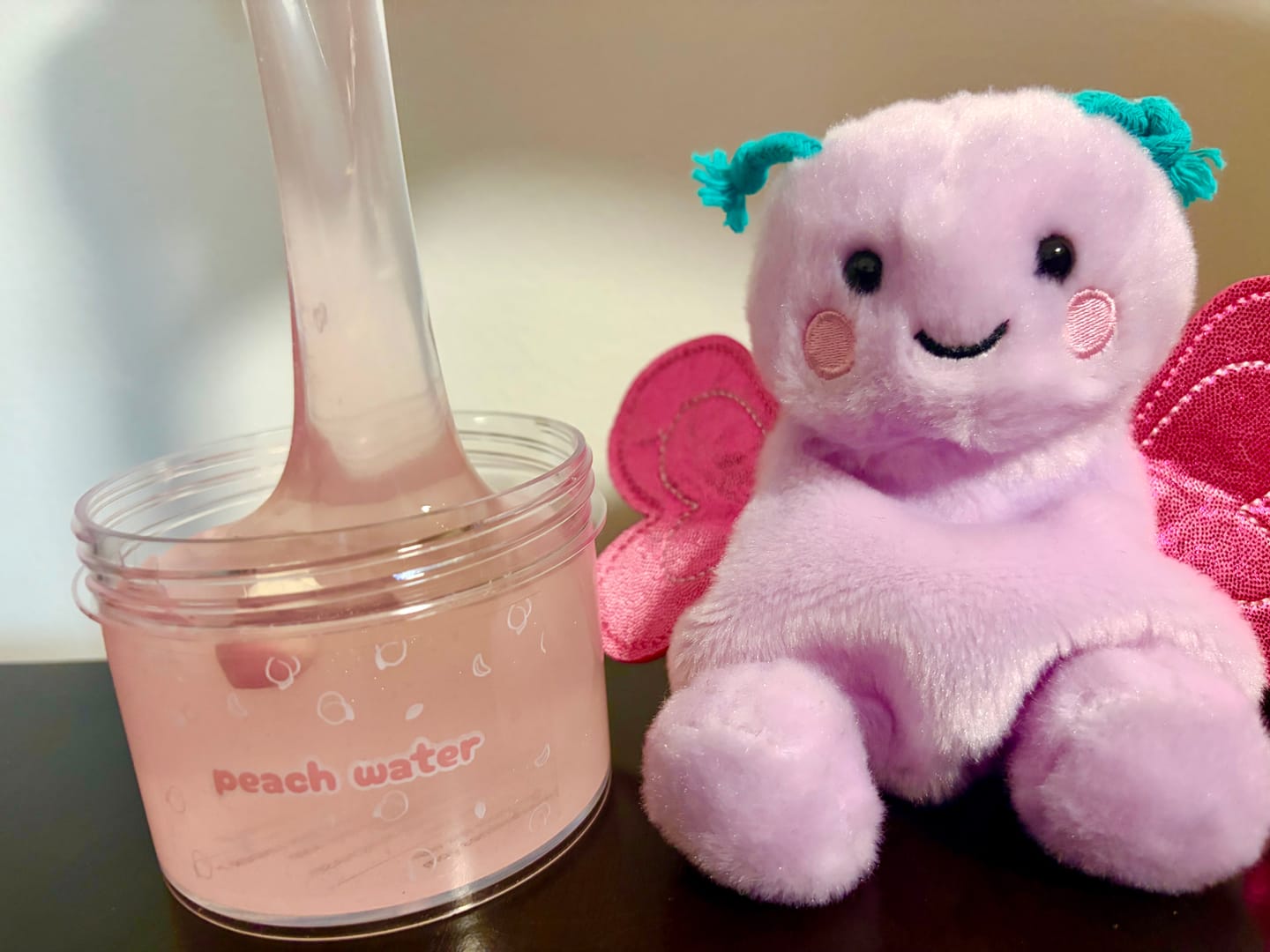 Customer photo review of peach water