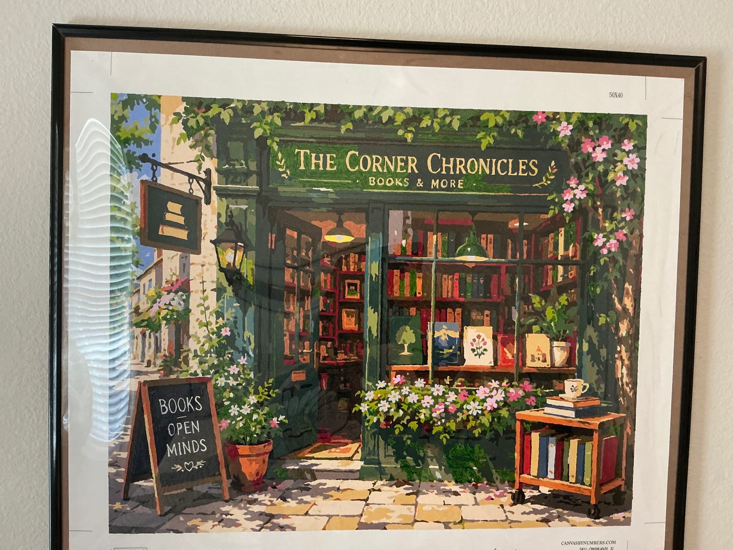 Customer photo review of Cozy Corner Bookstore
