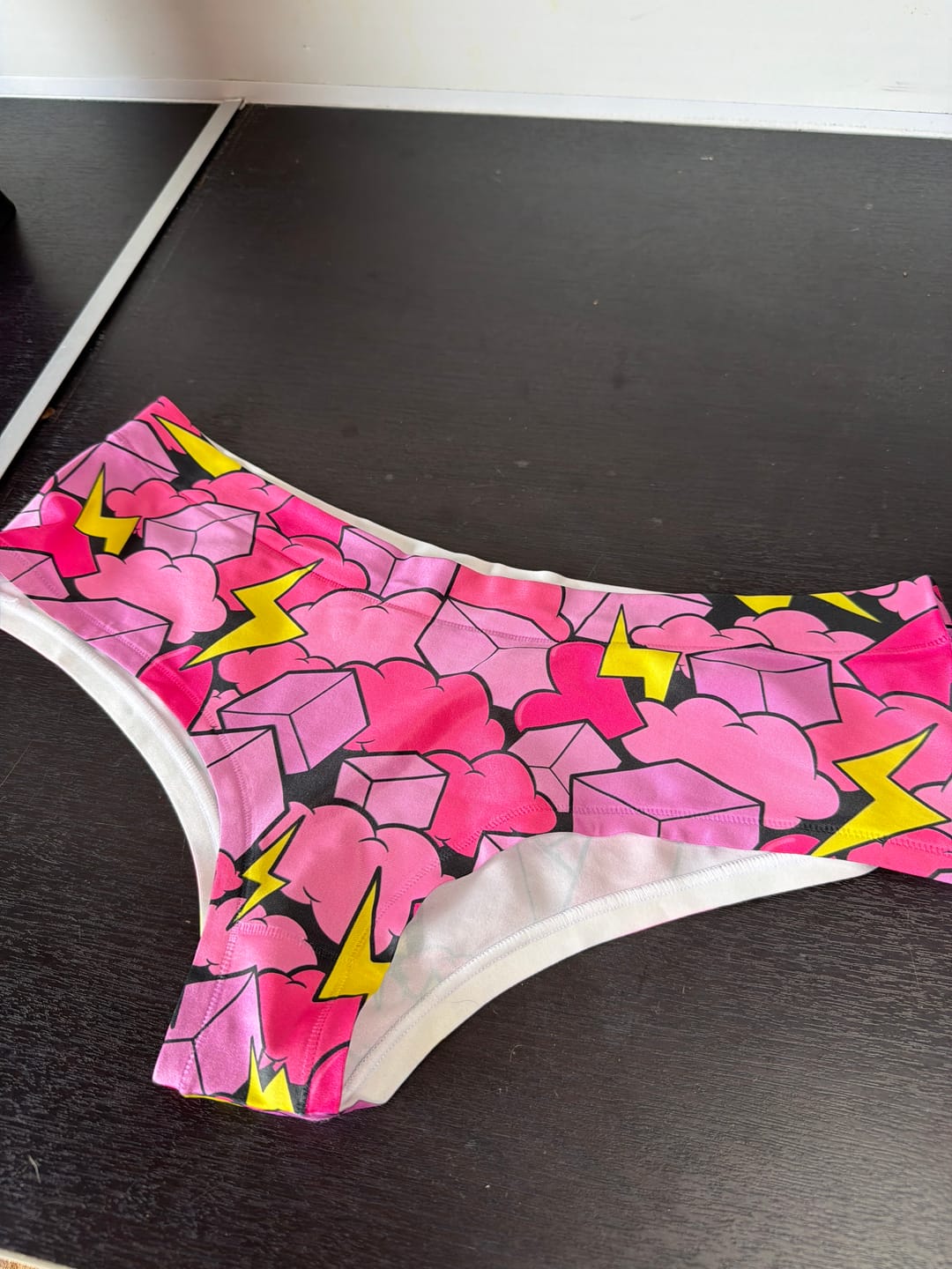 Customer photo review of Monokini / Culotte Rose Électrique