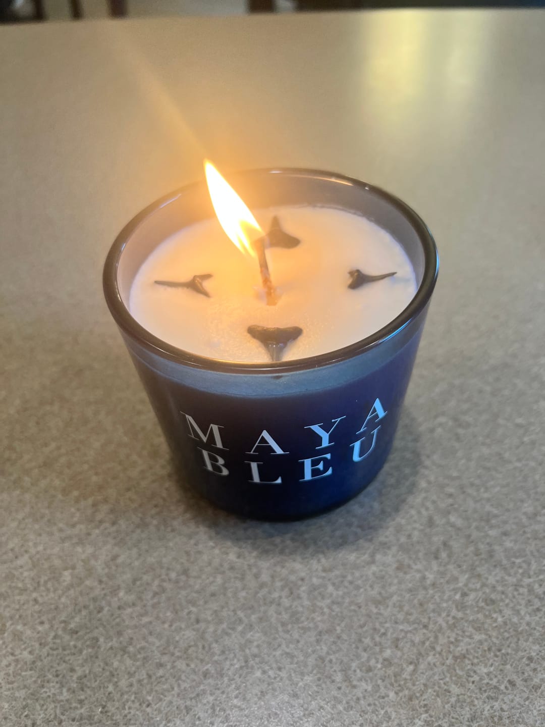 Customer photo review of The Original Shark Tooth Candle