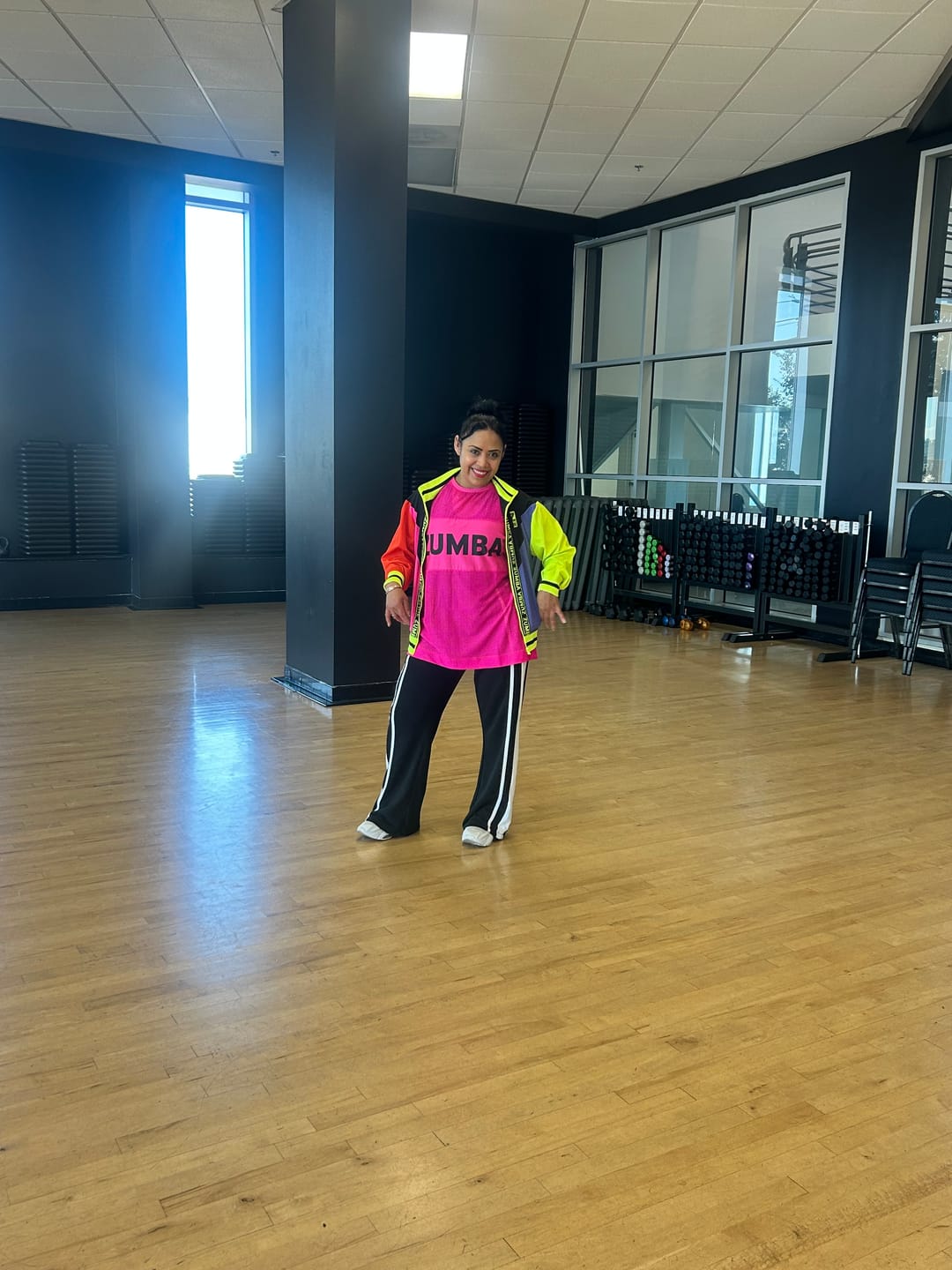 Customer photo review of Ultrabright Mesh Boxy Top