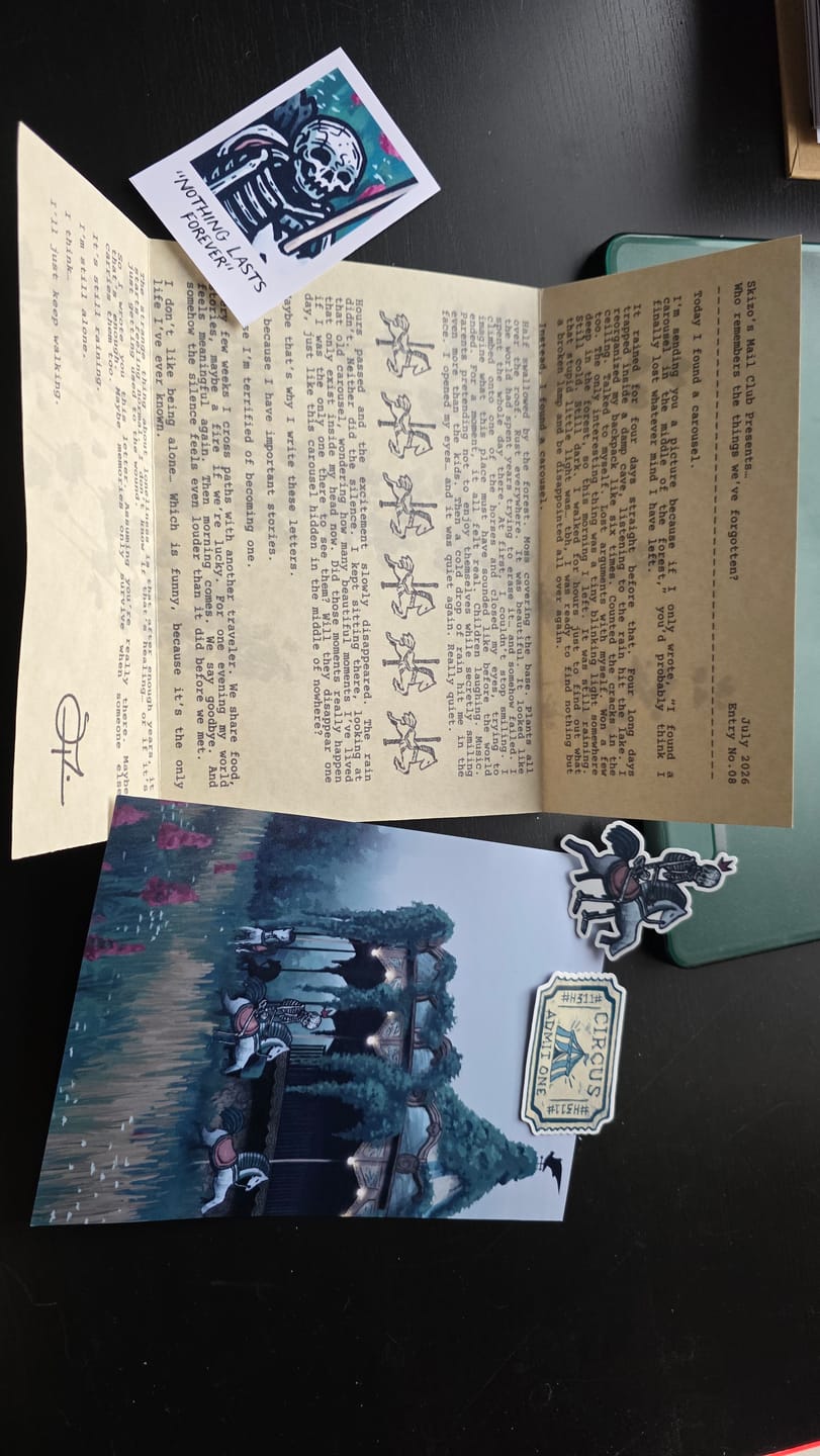 Customer photo review of Skizo's Mail Club