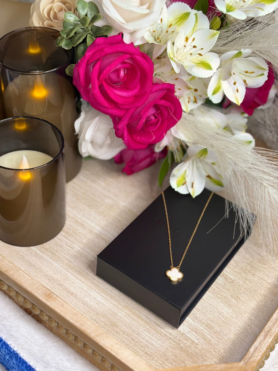 Customer photo review of Feelin' Lucky Pendant Necklace
