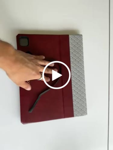 Customer video review of Custom Magic Keyboard Book-Style iPad Case