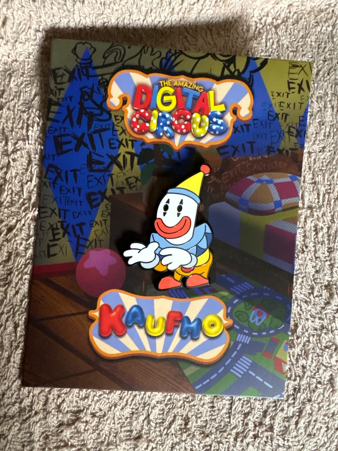Customer photo review of Kaufmo Enamel Pin
