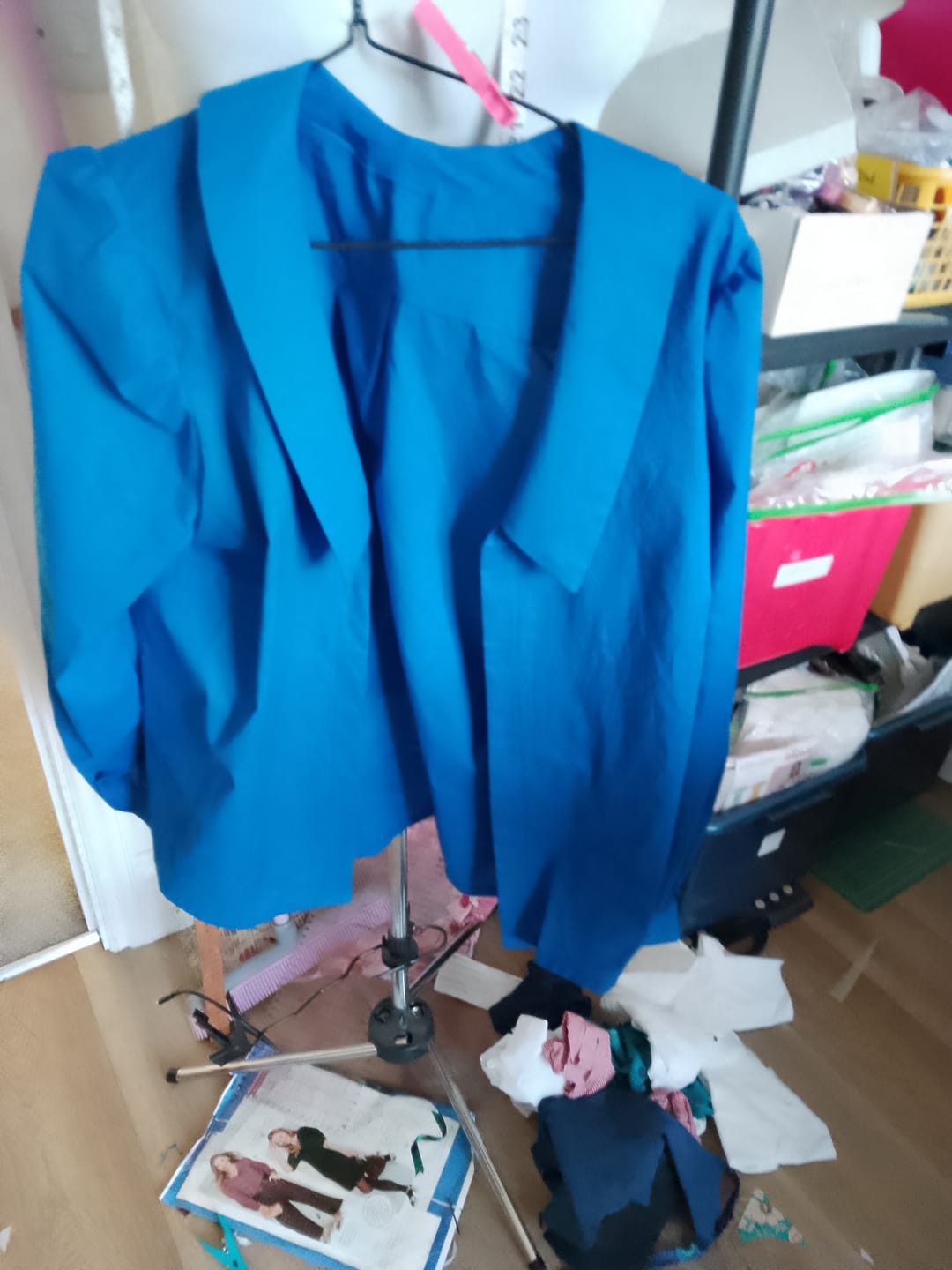 Customer photo review of Plain 100% Cotton Lawn Fabric