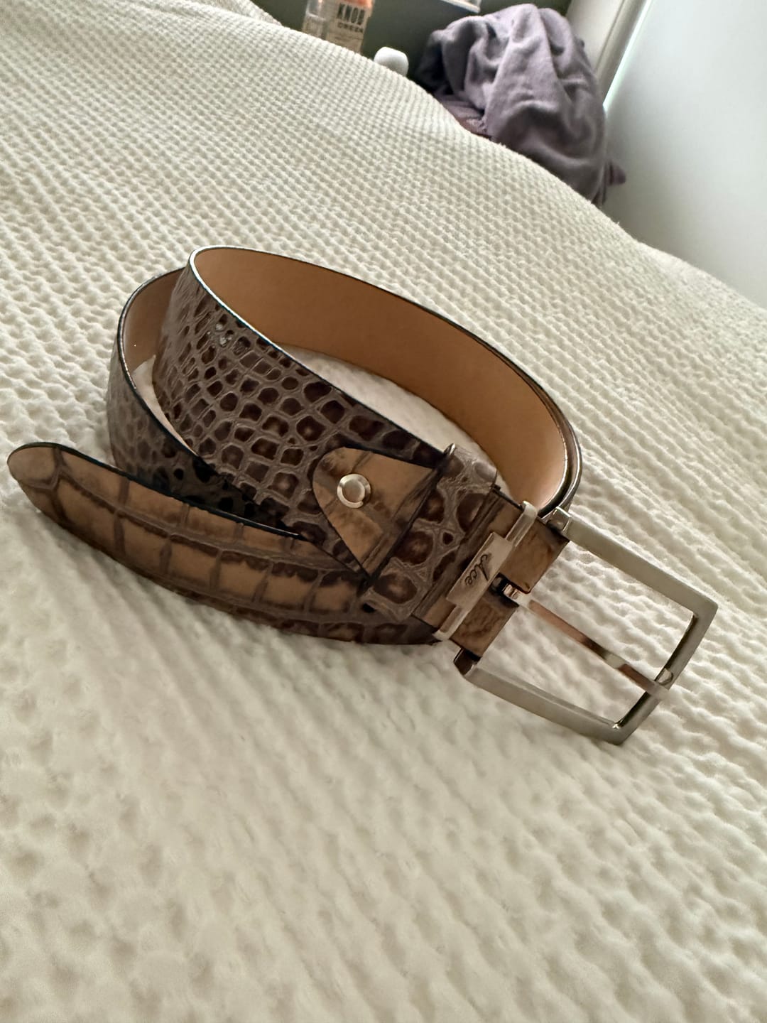Customer photo review of TORTUGA ALLIGATOR BELT