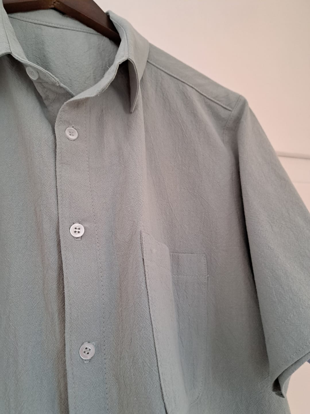 Customer photo review of Linen Feel 100% Cotton Fabric