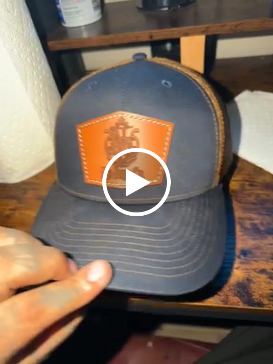 Customer video review of Richardson 168 Custom Leather Patch Hats