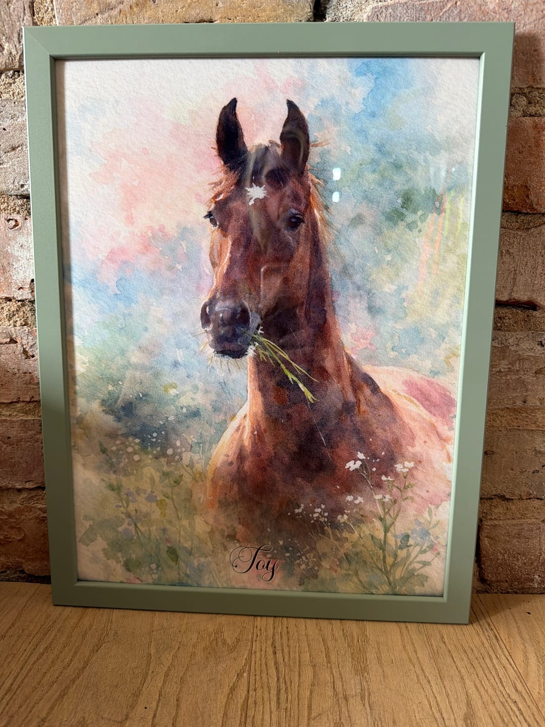 Customer photo review of Personalised Poster - Watercolour
