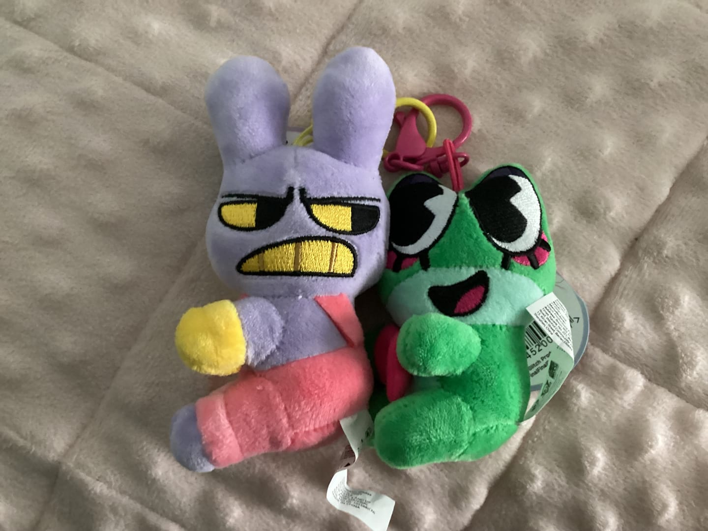Customer photo review of Jax & Ribbit Magnetic Plush Keychains