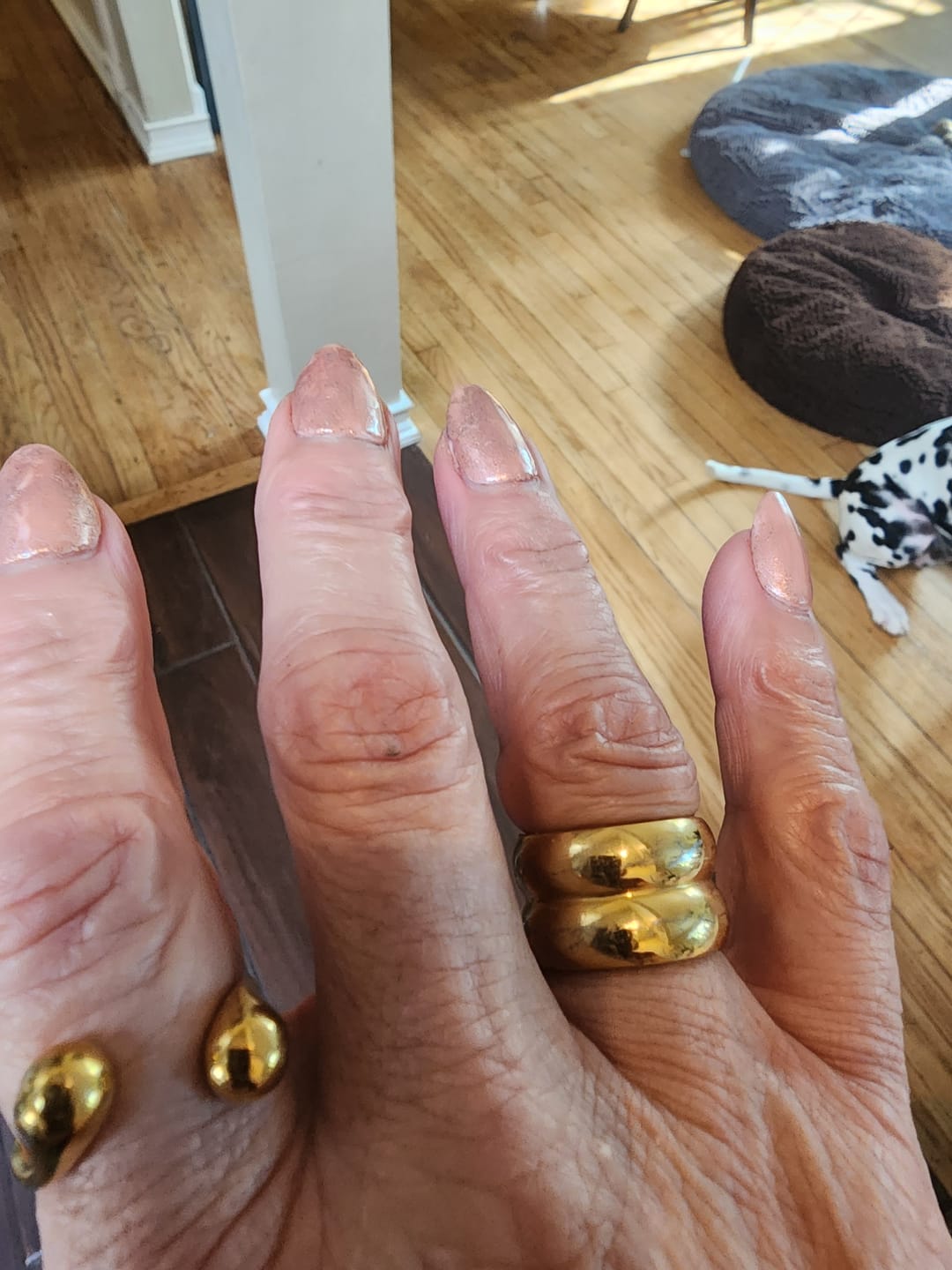 Customer photo review of Birdie Stack Ring (Bundle)