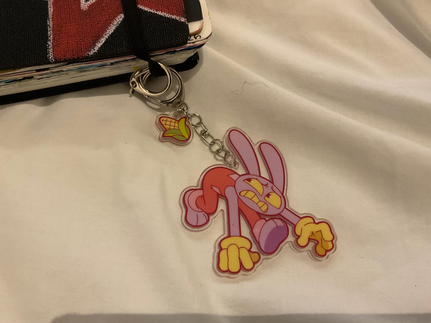 Customer photo review of Jax Acrylic Keychain