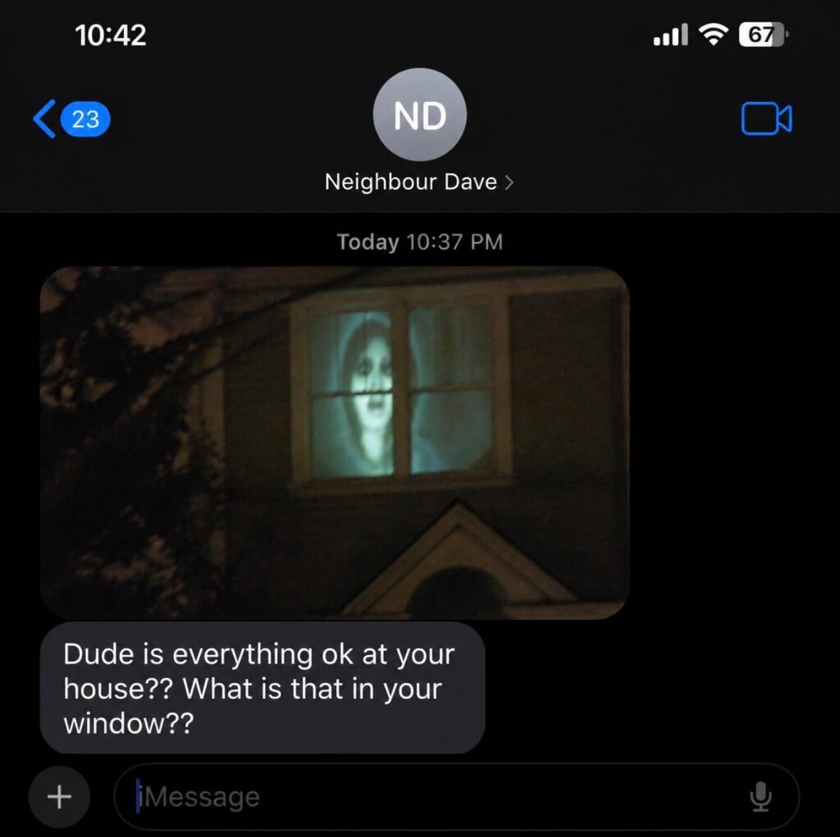 Customer photo review of DarkCast Halloween Projector™
