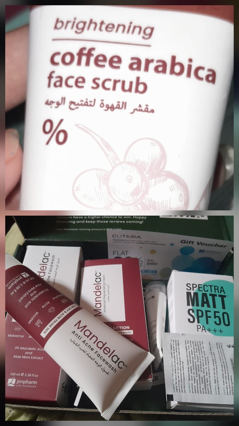 Customer photo review of Brightening Coffee Scrub