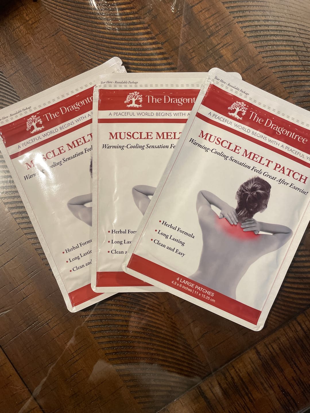 Customer photo review of Muscle Melt Patch (Special Offer)