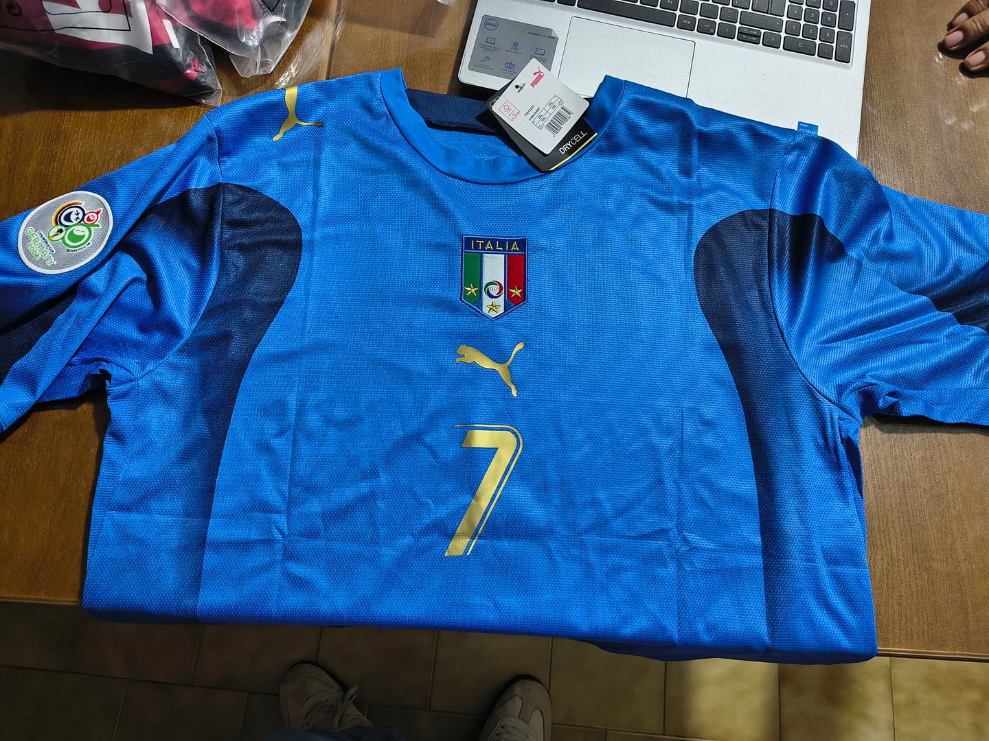 Customer photo review of DEL PIERO #7, Italia Local 2006
