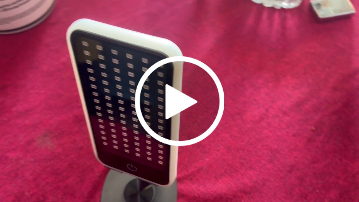 Customer video review of Red & Infrared Light Panel
