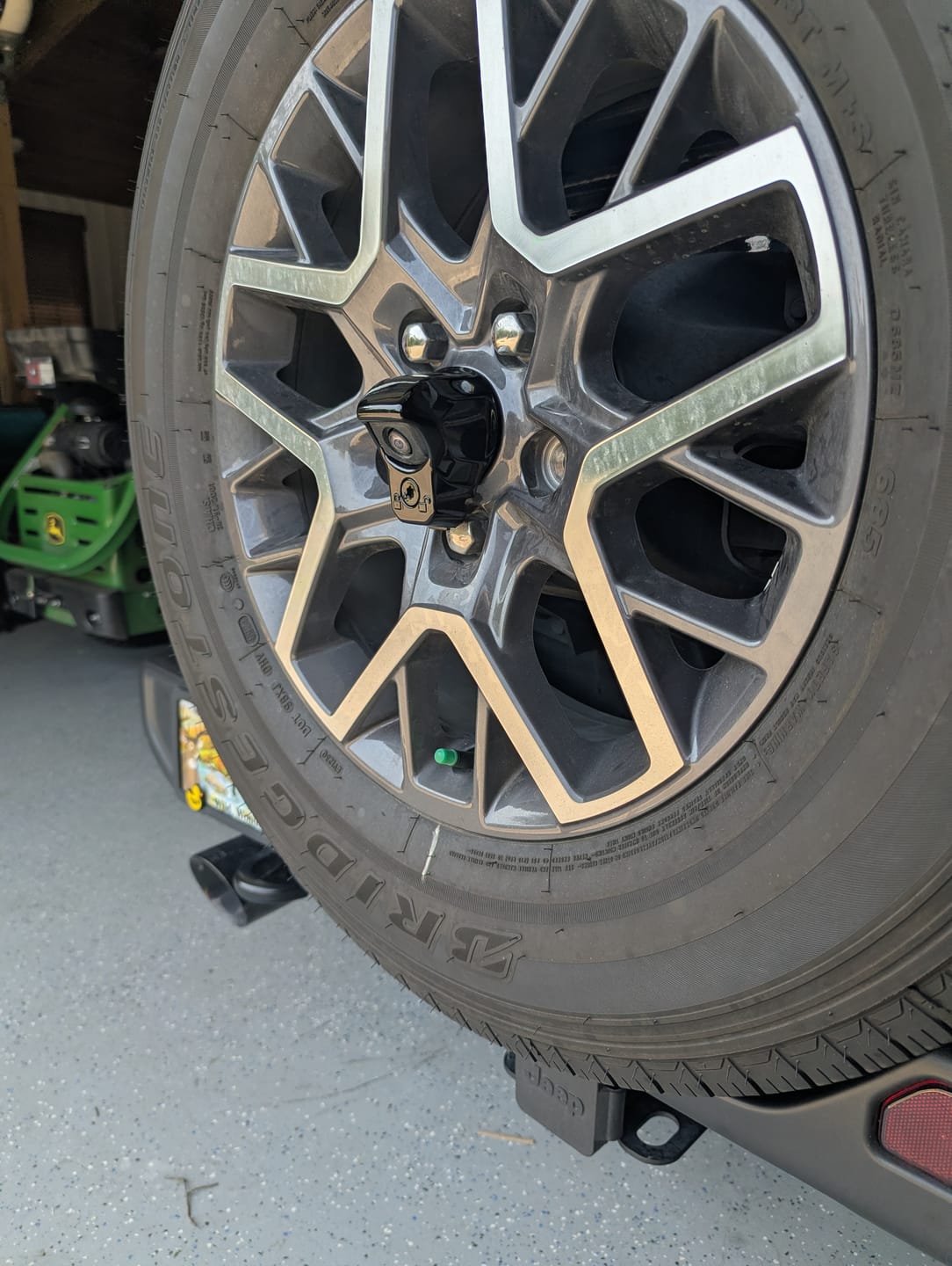 Customer photo review of Spare Tire Back-up Camera Housing (Fits JL)