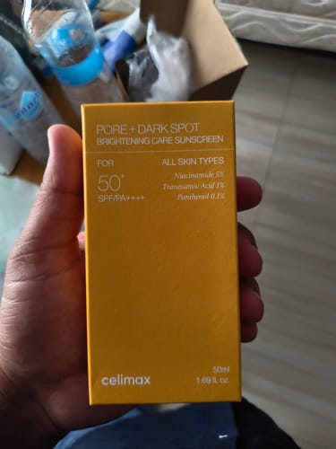 Customer photo review of واقي الشمس سيليماكس لتفتيح البقع وتنقية المسام - 50مل