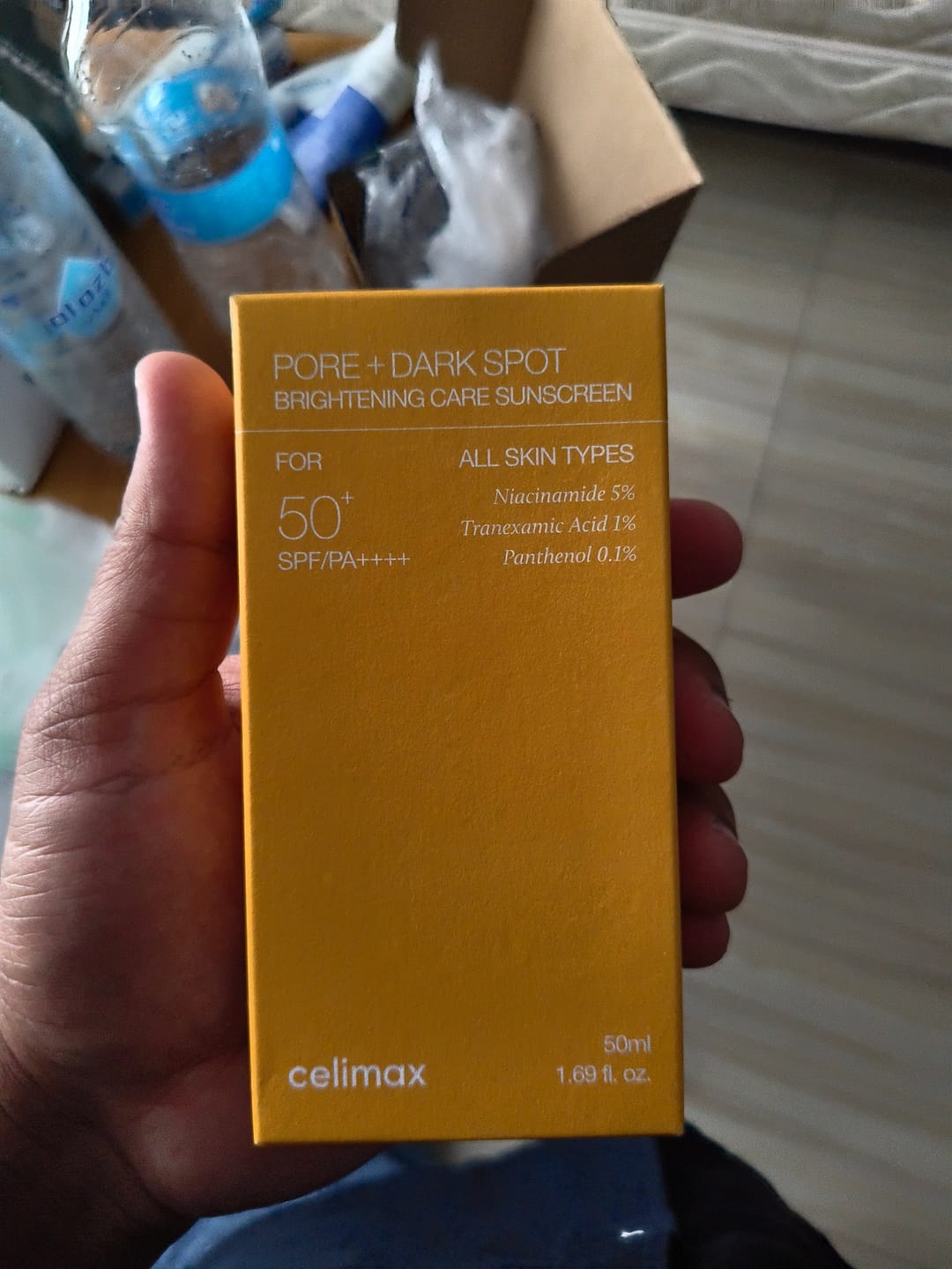 Customer photo review of واقي الشمس سيليماكس لتفتيح البقع وتنقية المسام - 50مل