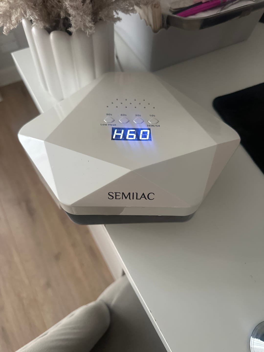 Customer photo review of Semilac UV LED Lamp 54/36W Diamond Collection