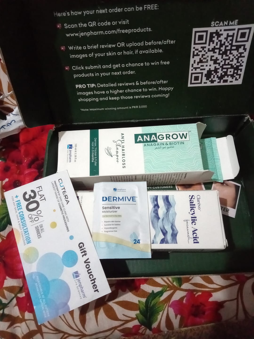 Customer photo review of Dermive Oil-Free Fragrance Free Moisturizer