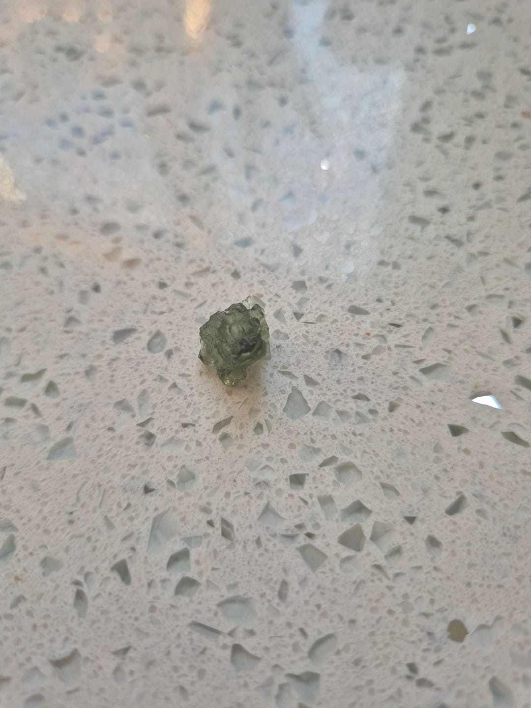 Customer photo review of Moldavite - Rough/raw pieces