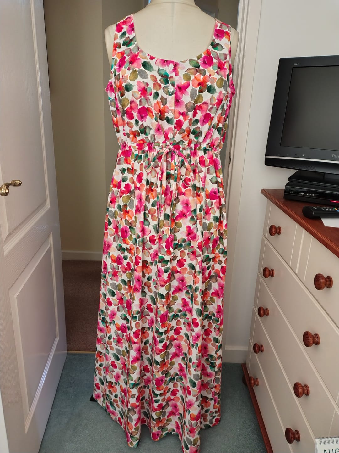 Customer photo review of Nature Whisper Linen Viscose Fabric