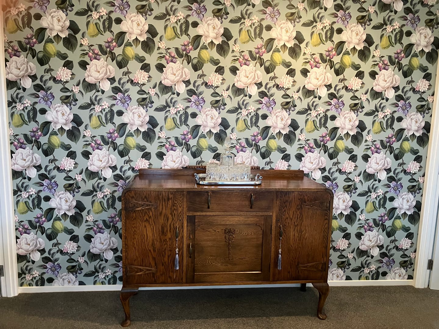 Customer photo review of Pendula Wallpaper - Aqua