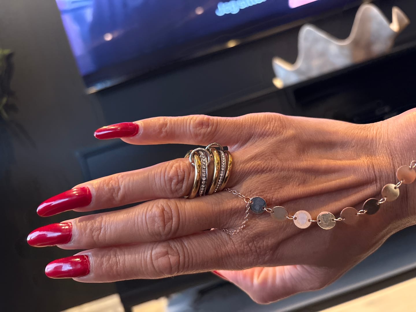 Customer photo review of Kristina - Stacked Ring Luxe Stainless Steel