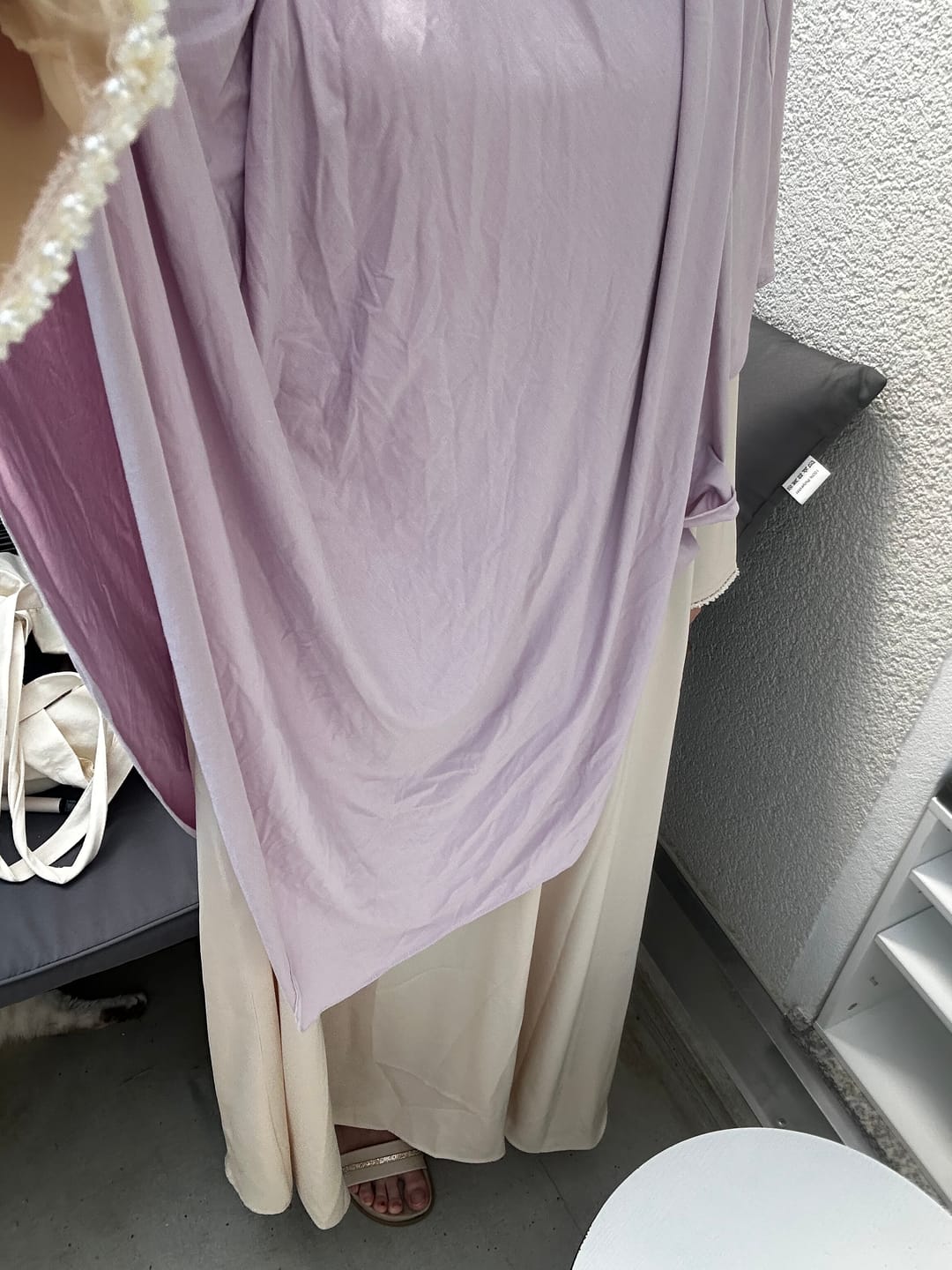 Customer photo review of Maxi Jersey Khimar  - Bamboo Breeze