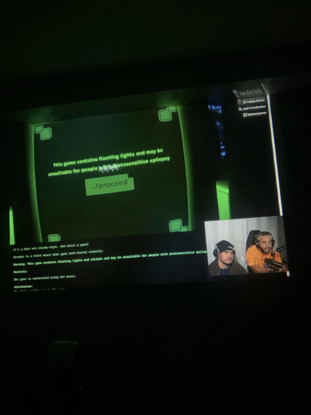 Customer photo review of DarkCast Halloween Projector™