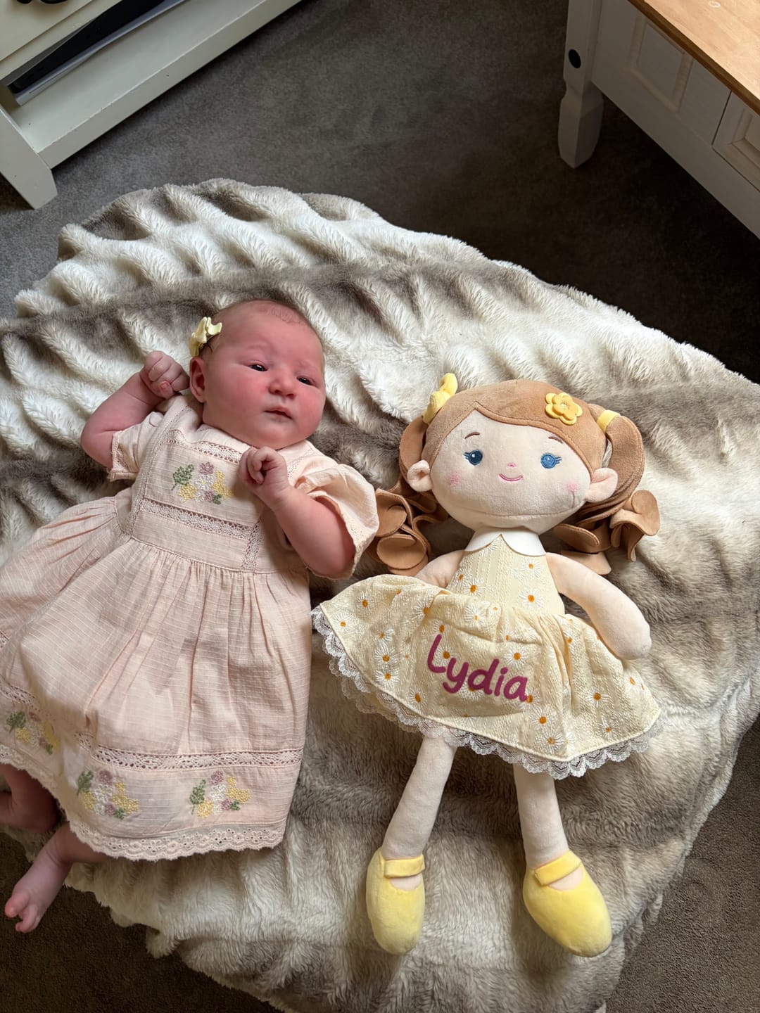Customer photo review of Personalized Daisy Girl - Yellow