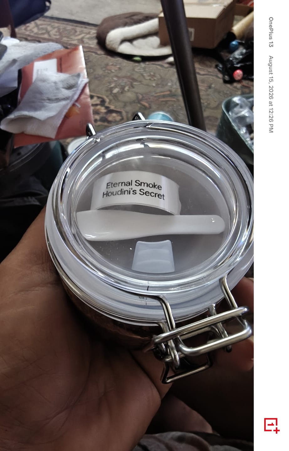 Customer photo review of Eternal Smoke Shisha 250g