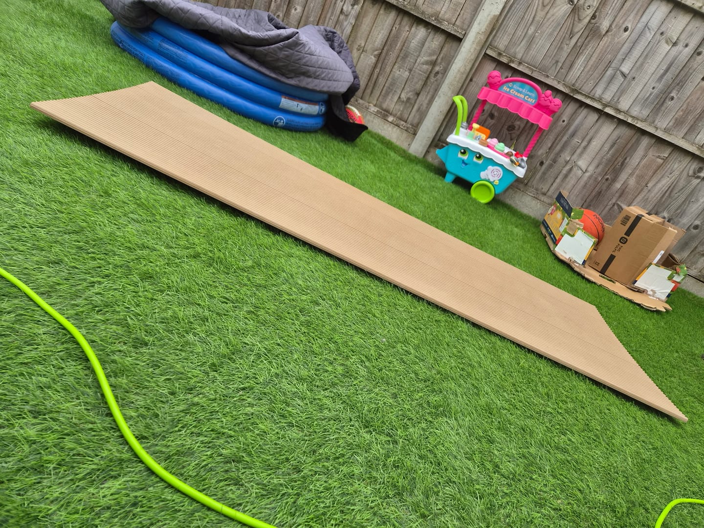 Customer photo review of Mini Ribbed Paintable MDF