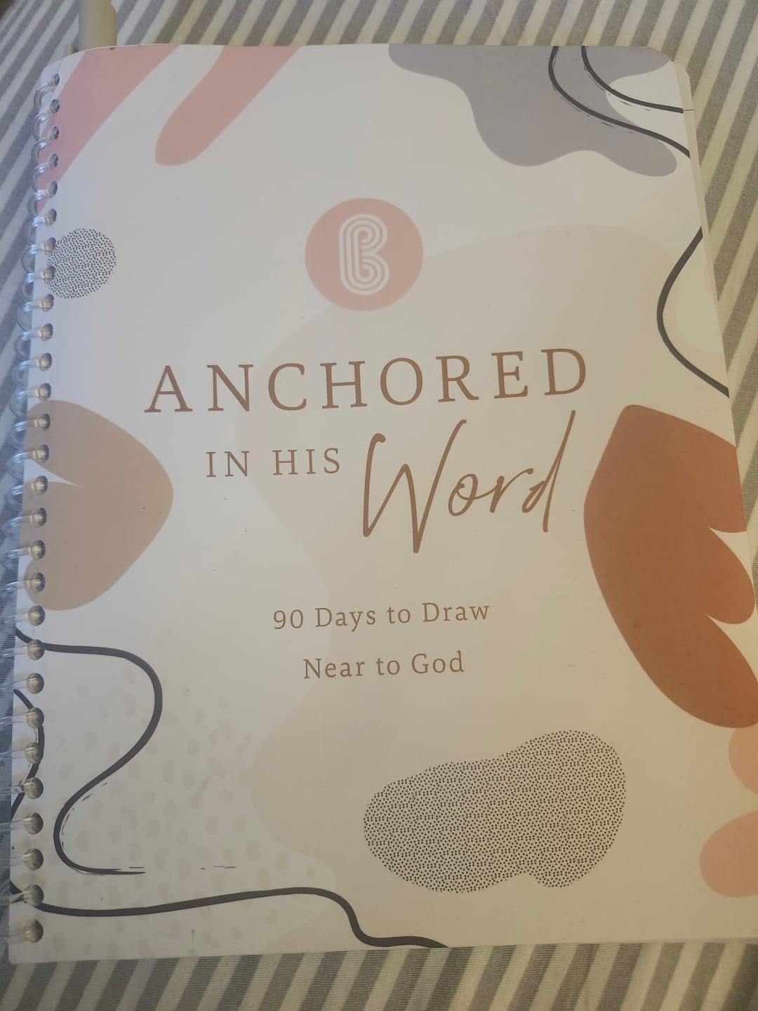 Customer photo review of Anchored In His Word: A 90 Day Devotional